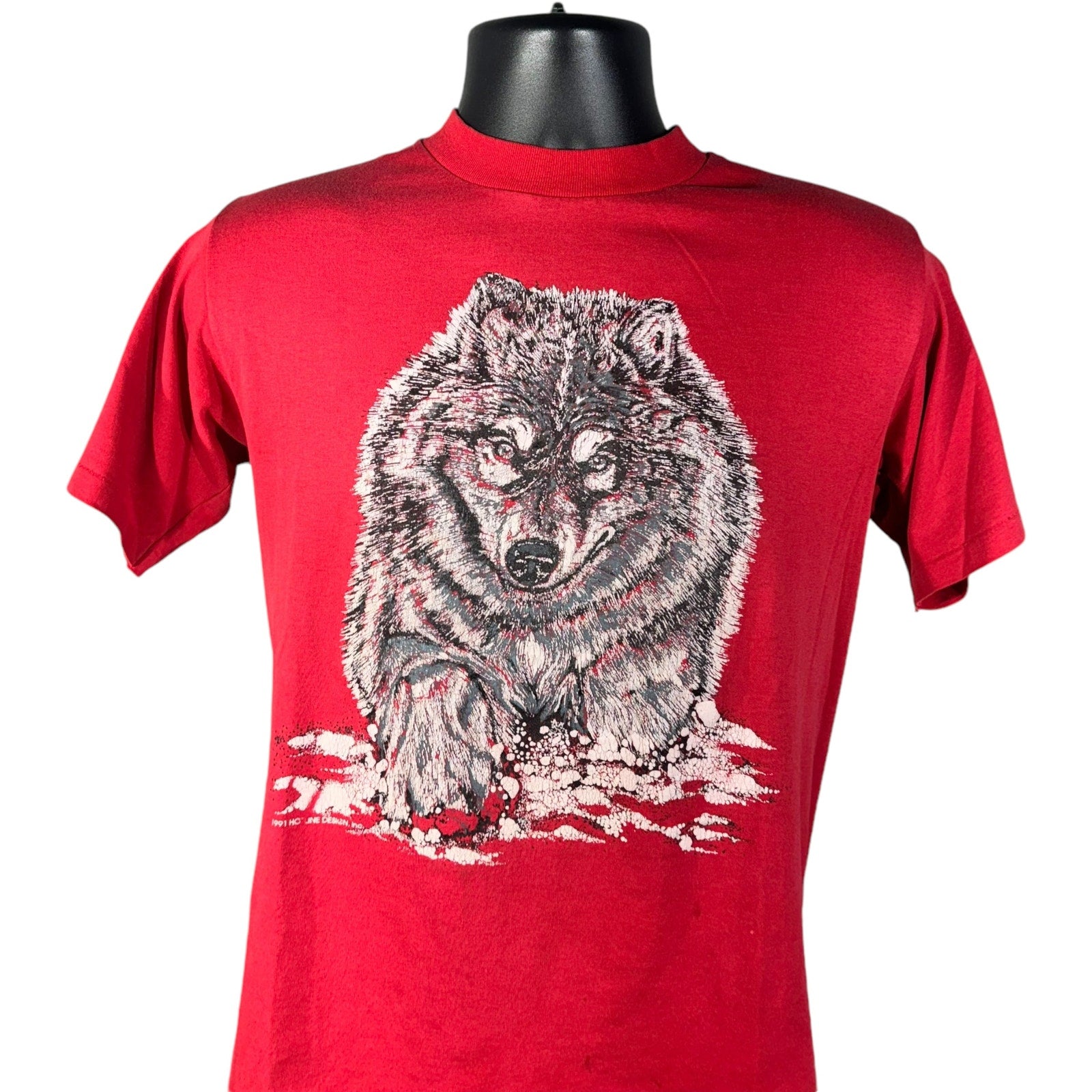 Vintage Wolf Wildlife Tee 90s