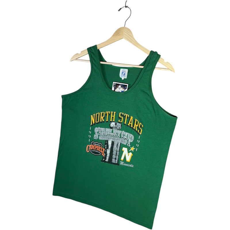 Vintage Minnesota North Stars Stanley Cup NHL Tank Top 1991
