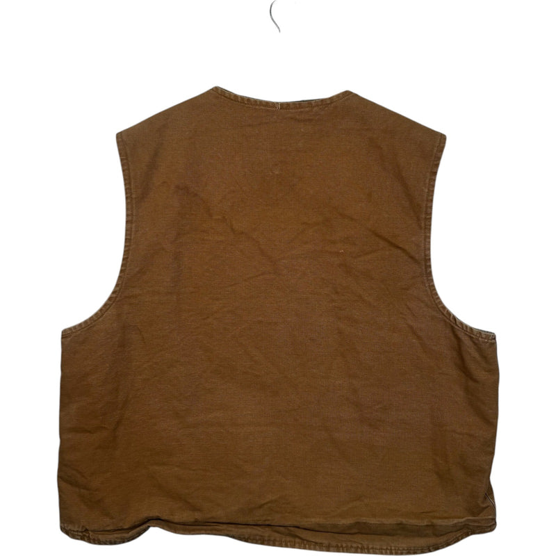 Vintage Carhartt Sherpa Linned Workwear Vest