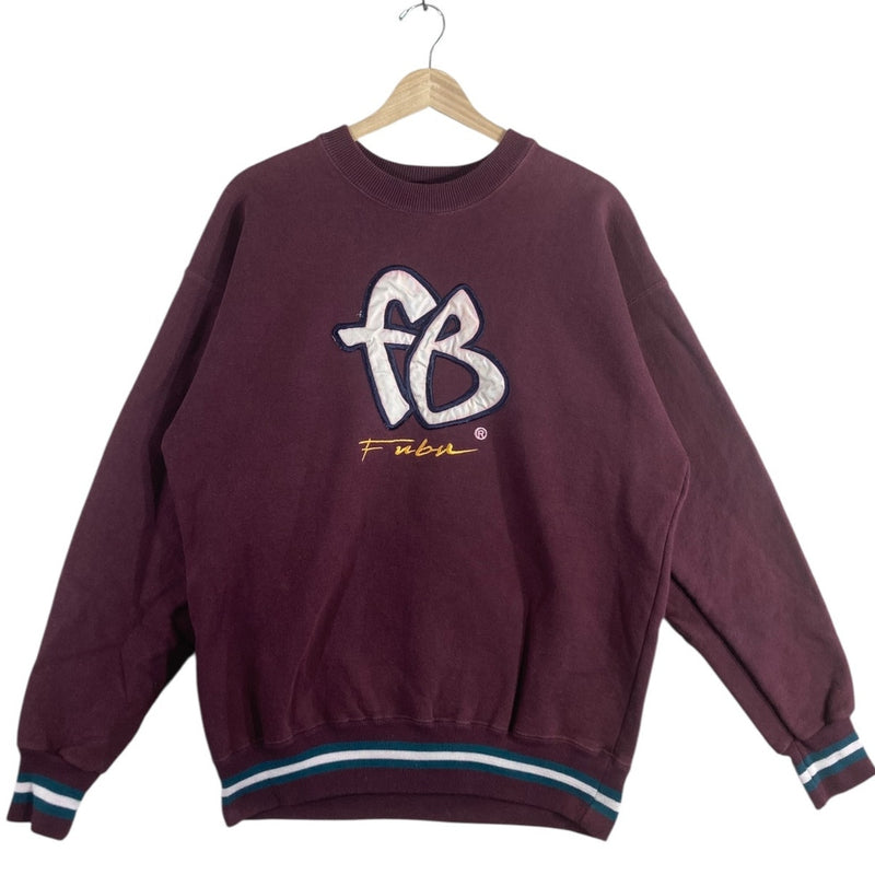 Vintage FUBU FB Embroidered Logo Crewneck