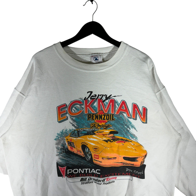 Vintage Jerry Eckman Pontiac Racing Crewneck