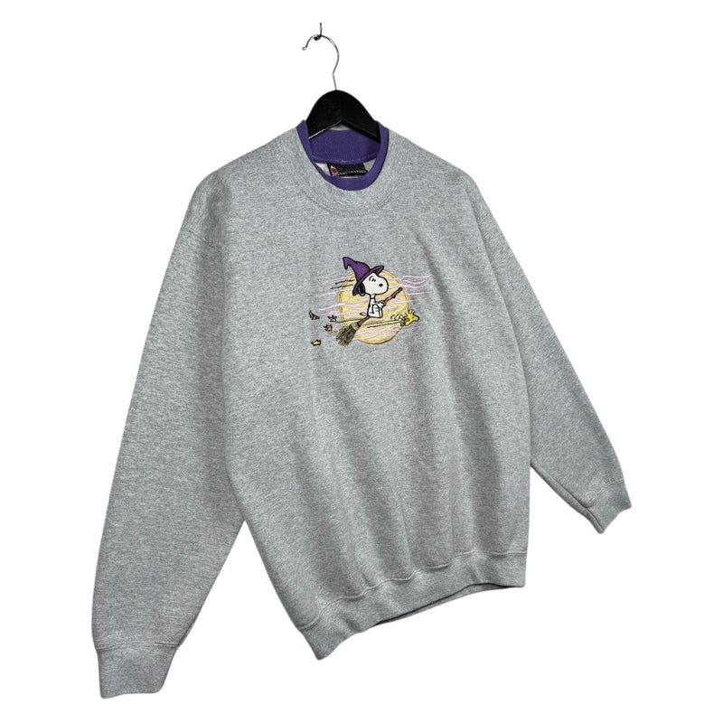 Vintage Embroidered Snoopy Halloween Crewneck