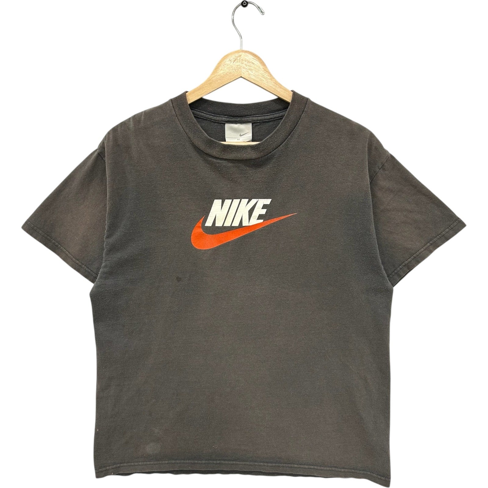 Vintage Nike Swoosh Chest Spellout Logo Tee