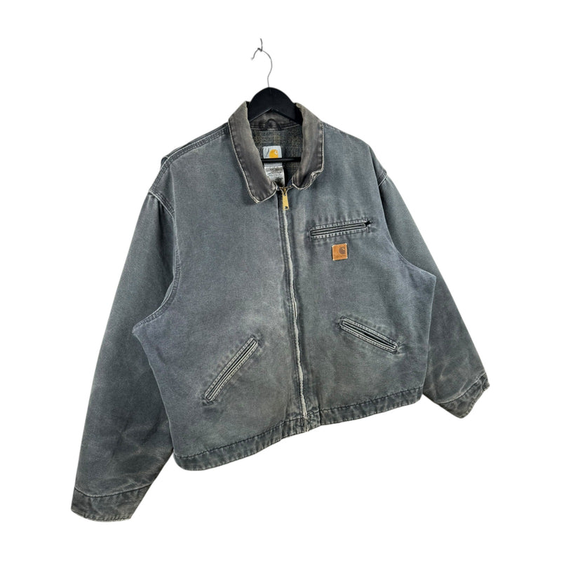Vintage Carhartt Detroit Blanket Lined Workwear Jacket