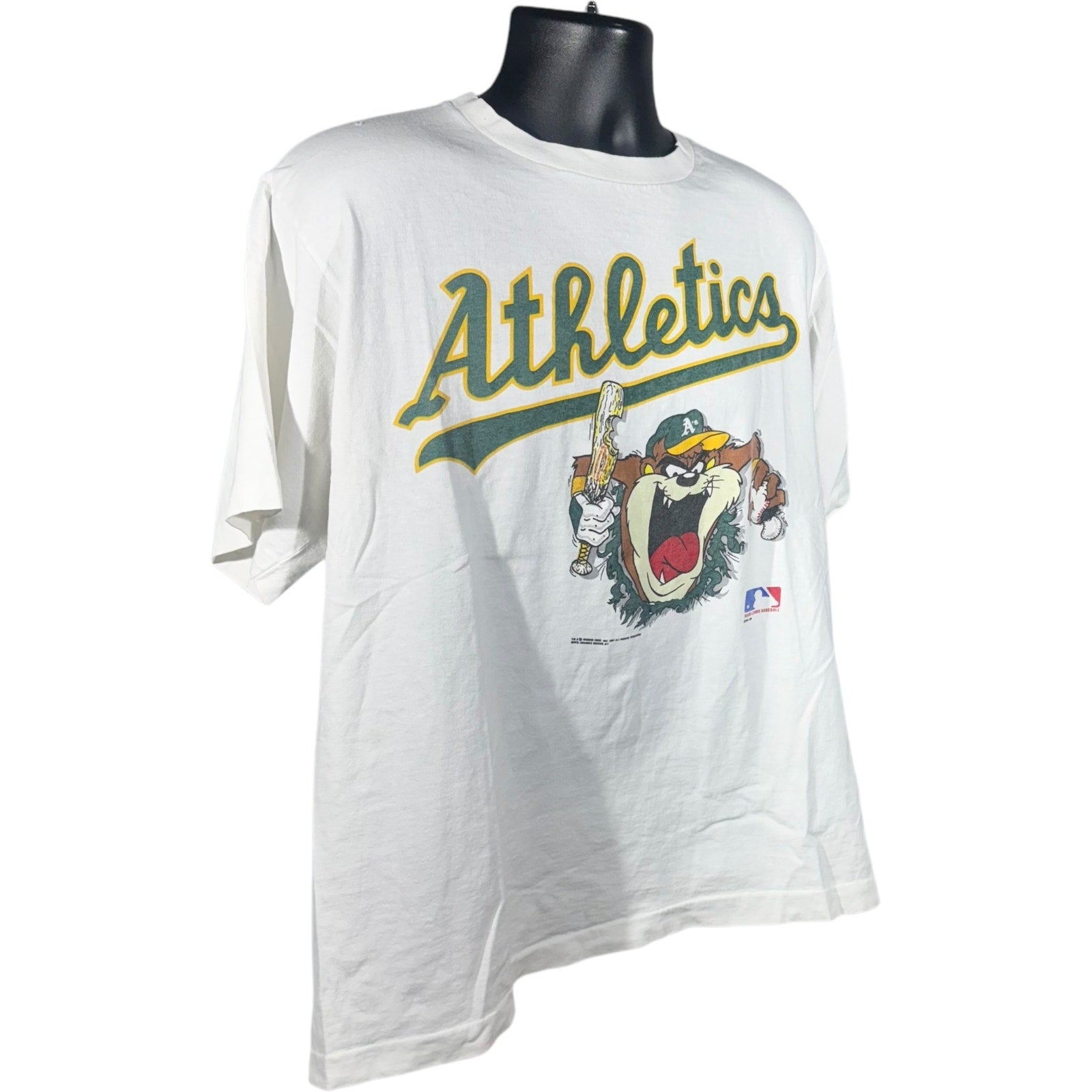 Vintage Oakland Athletics Looney Tunes Taz MLB Tee