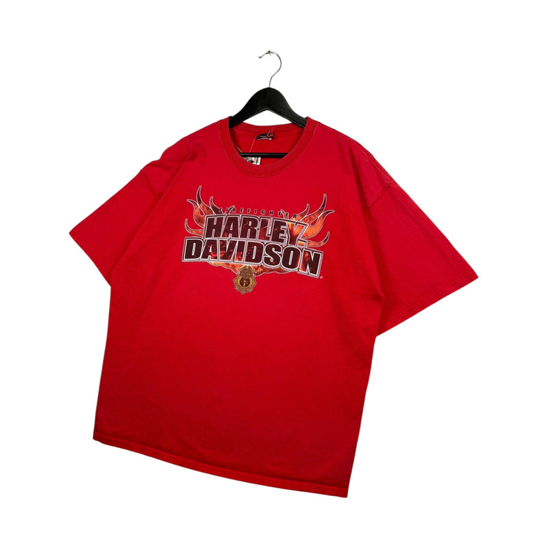 Vintage Harley Davidson Firefighter Flame T-Shirt