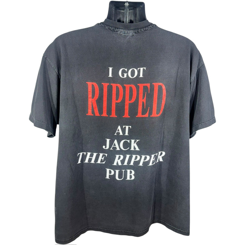 Vintage Jack The Ripper Pub Souvenir Tee 90s