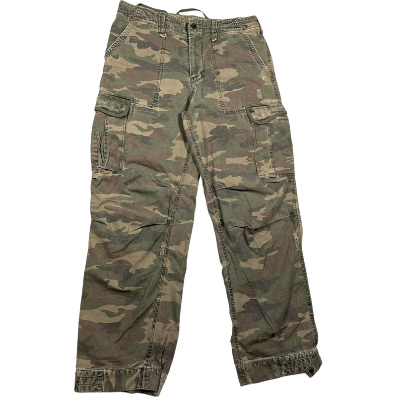 Vintage Industry Supply Co Camo Cargo Pants 36