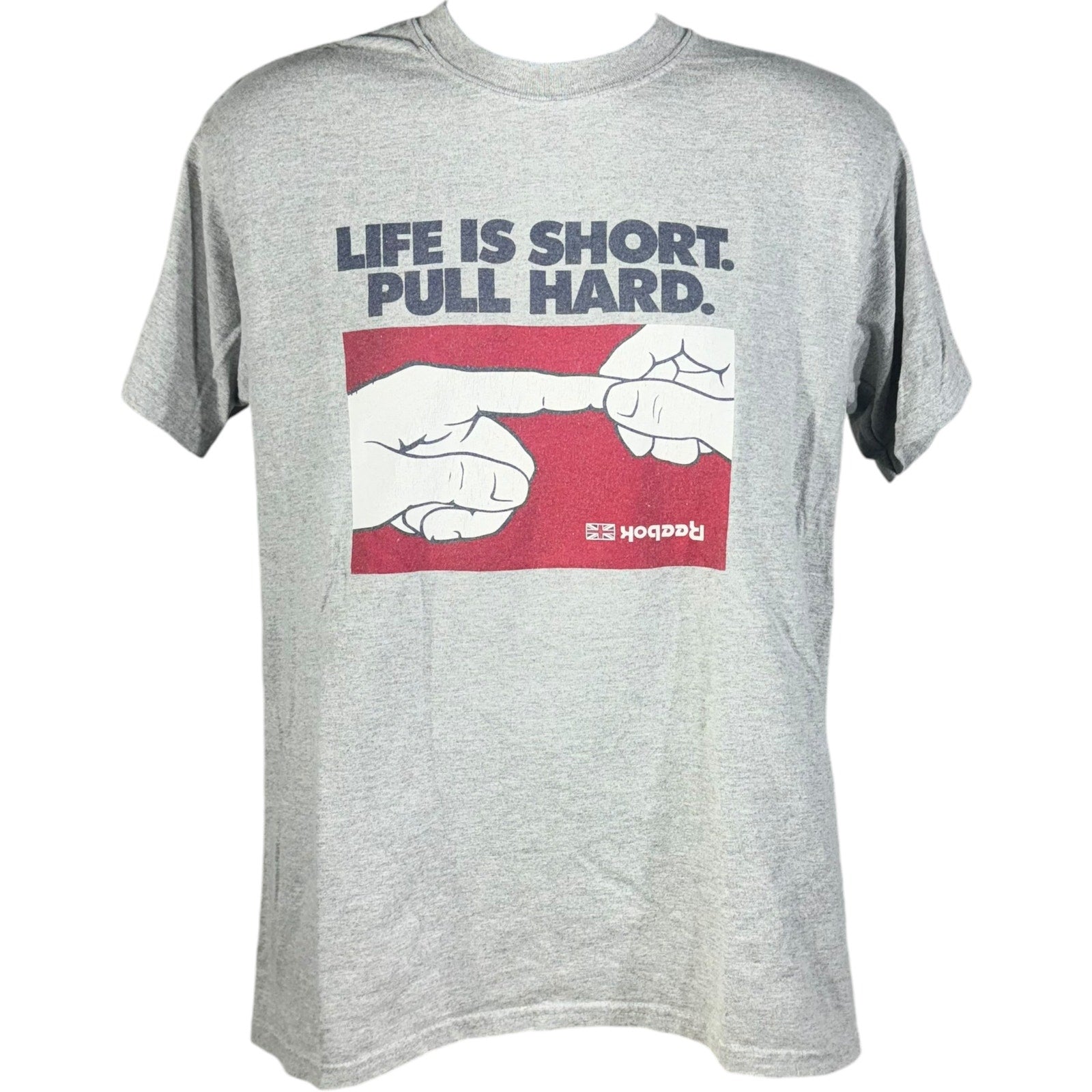 Vintage Reebok "Life Is Short" Humor Tee