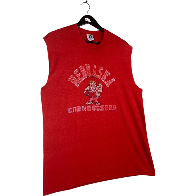 Vintage Logo 7 Nebraska Cornhuskers Tank Top