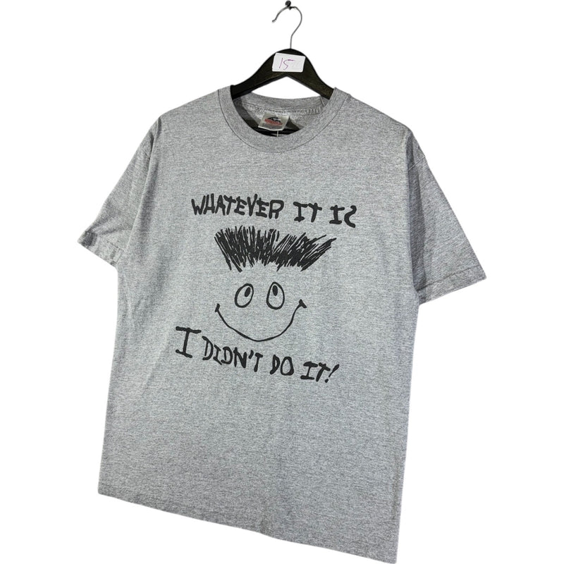 Vintage Funny Doodle Style Smiley T-Shirt