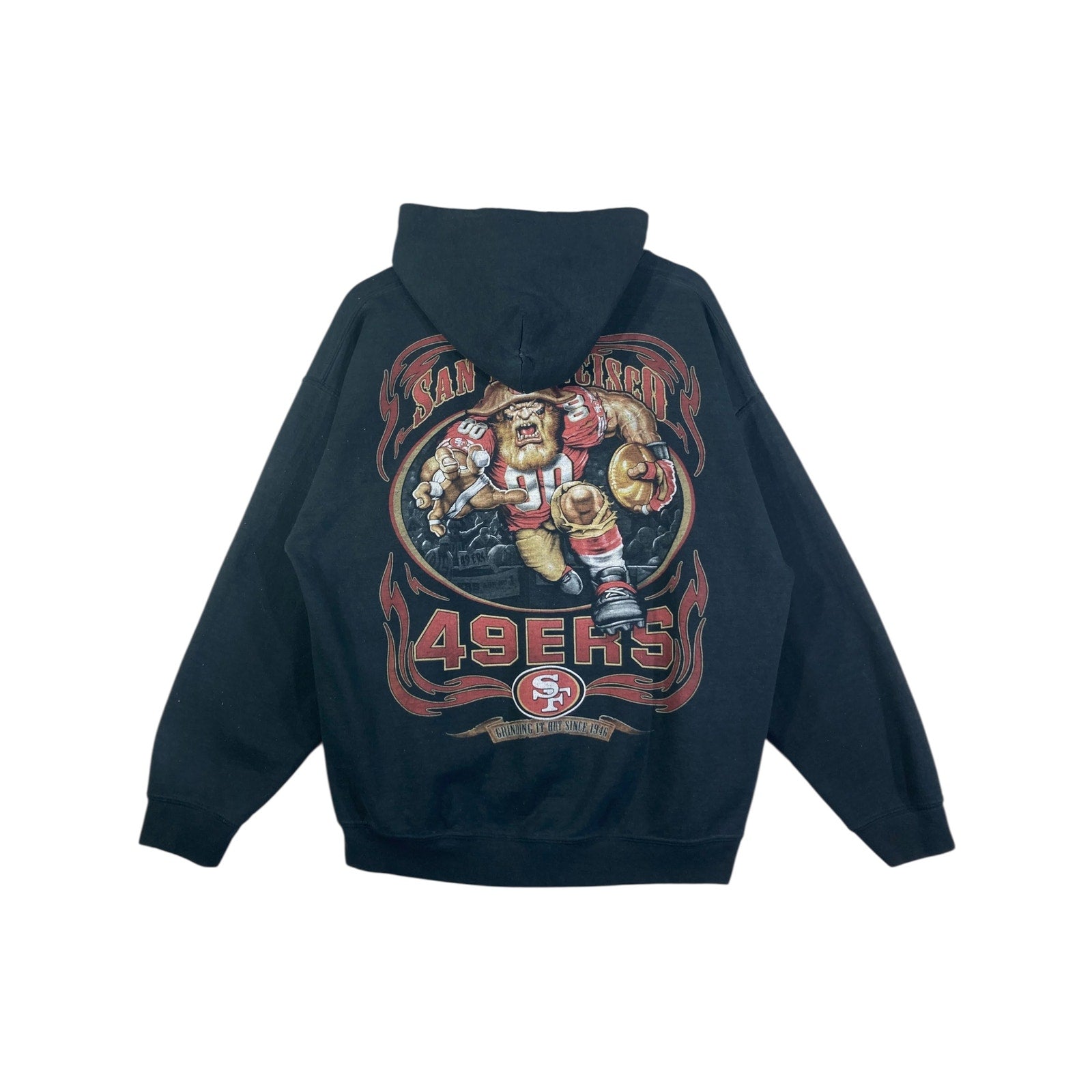 Vintage San Francisco 49ers NFL Graphic Pullover Hoodie