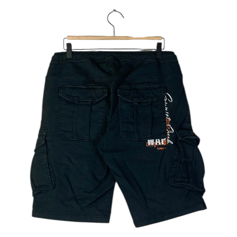 Vintage Denim 1982 Graphic Utility Cargo Shorts 32x11