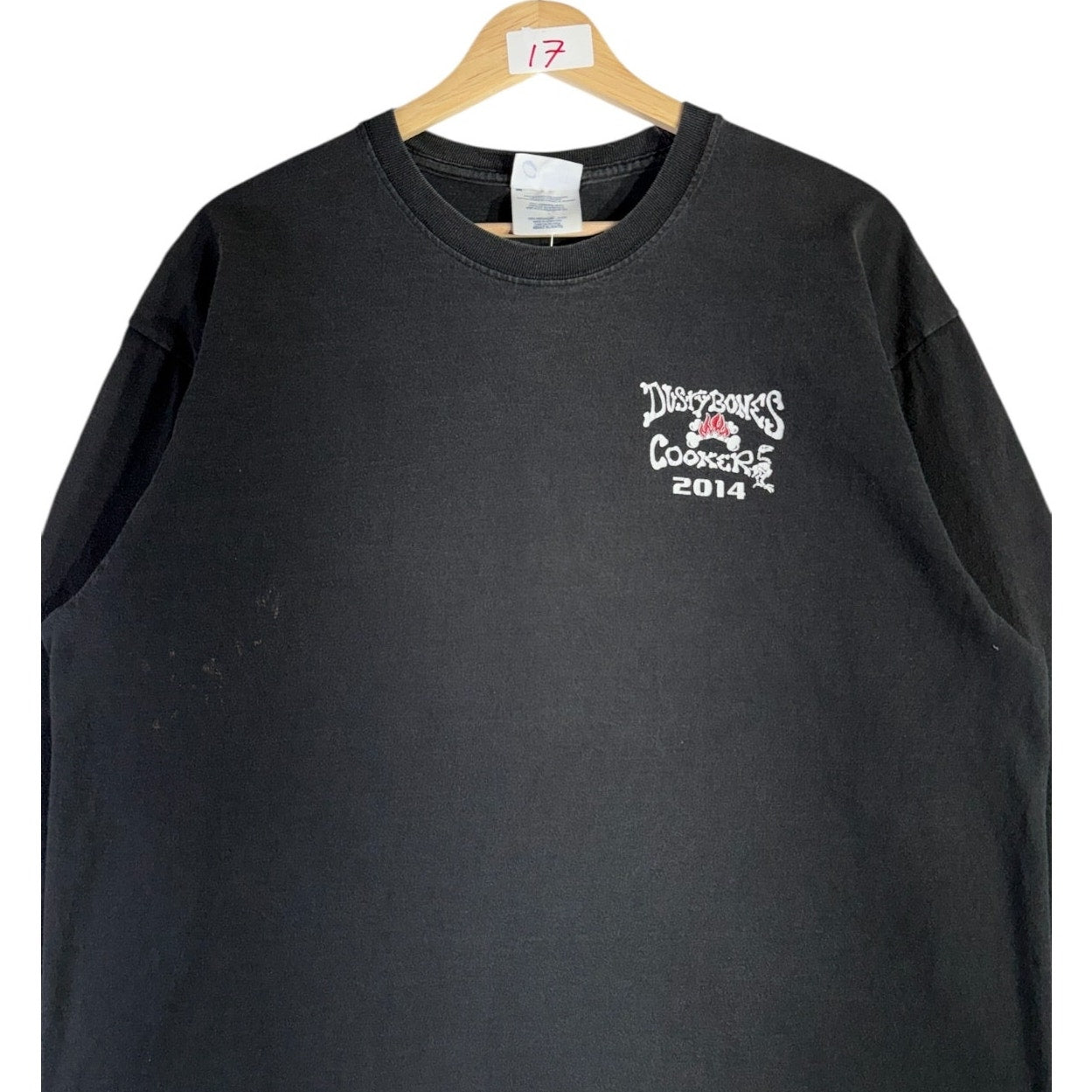 Vintage Dusty Bones Cookers Skeleton Long Sleeve