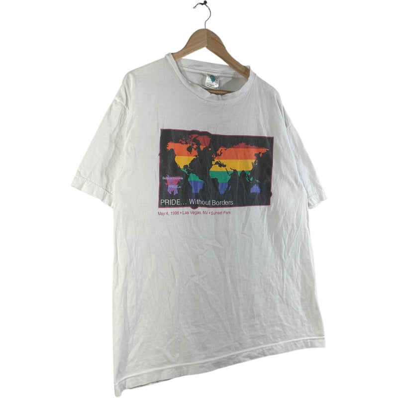 Vintage Pride Without Borders Las Vegas 90s T-Shirt