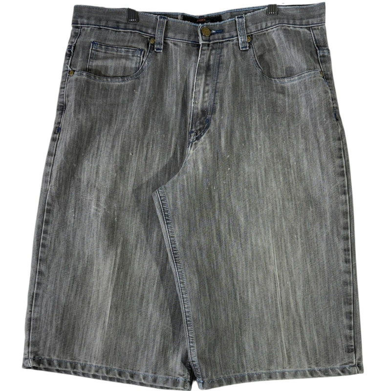 Vintage Barked Bears Wide Leg Denim Shorts 36