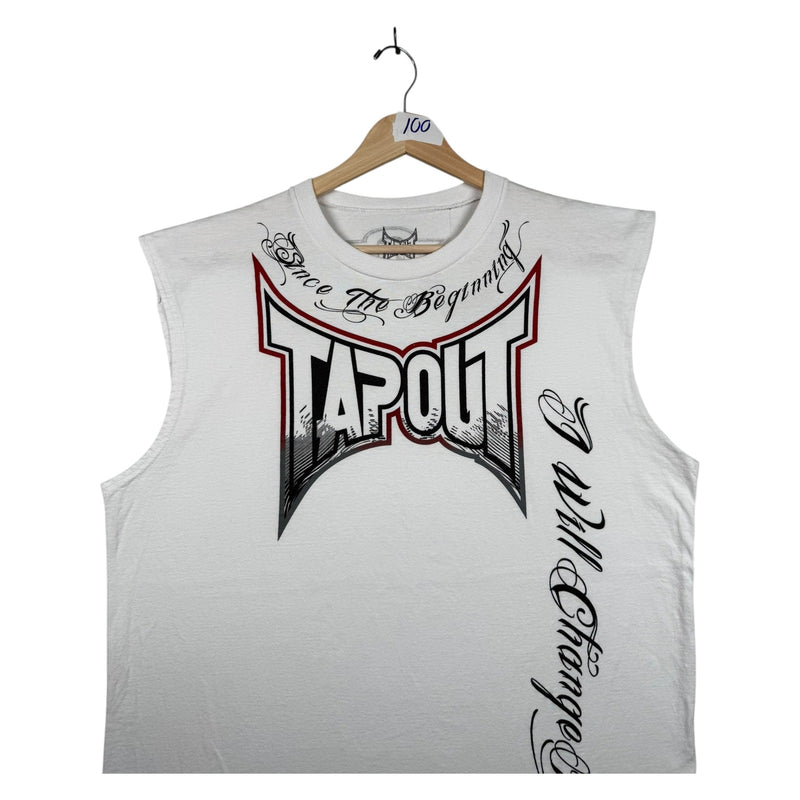 Vintage Tapout MMA Since The Beginning Muscle Tee