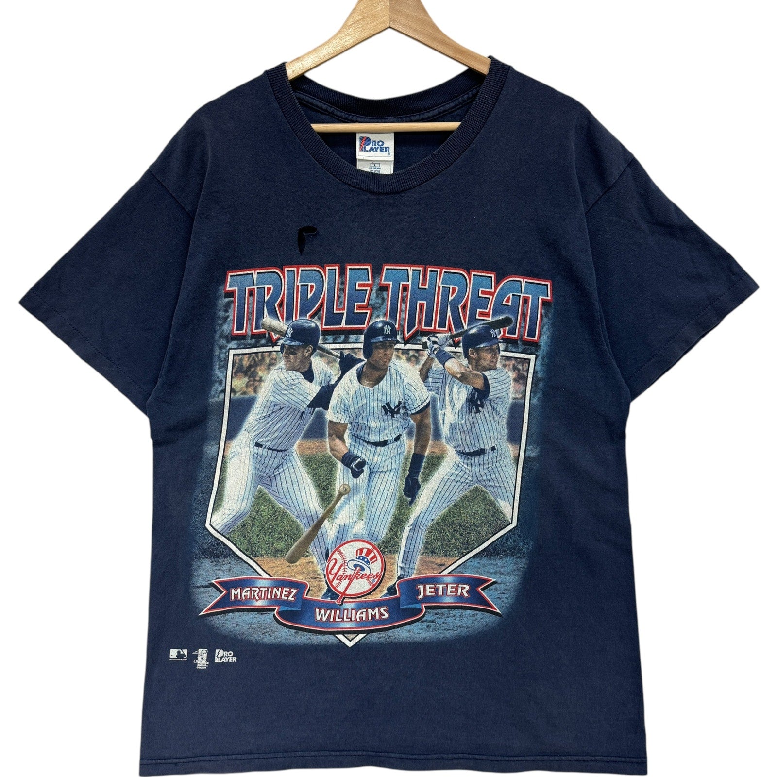 Vintage Pro Player New York Yankees Triple Threat Tee