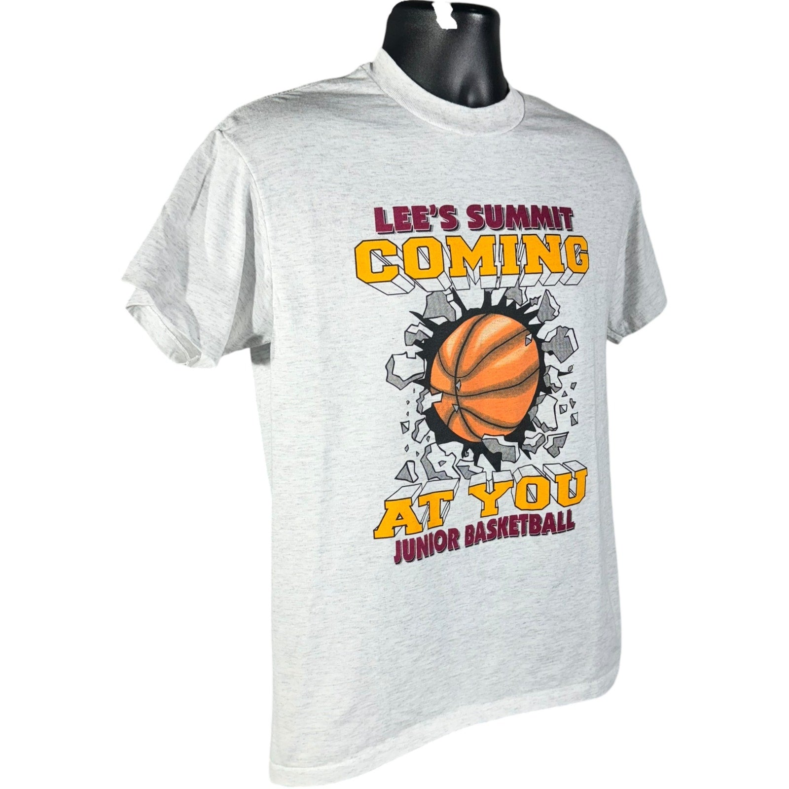 Vintage Lee's Summit Coming At You Junior Basketball Tee 90s