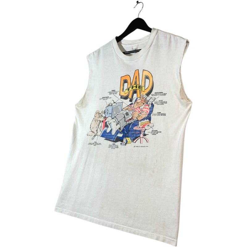 Vintage Dad Comic Muscle Sleeves Tank Top