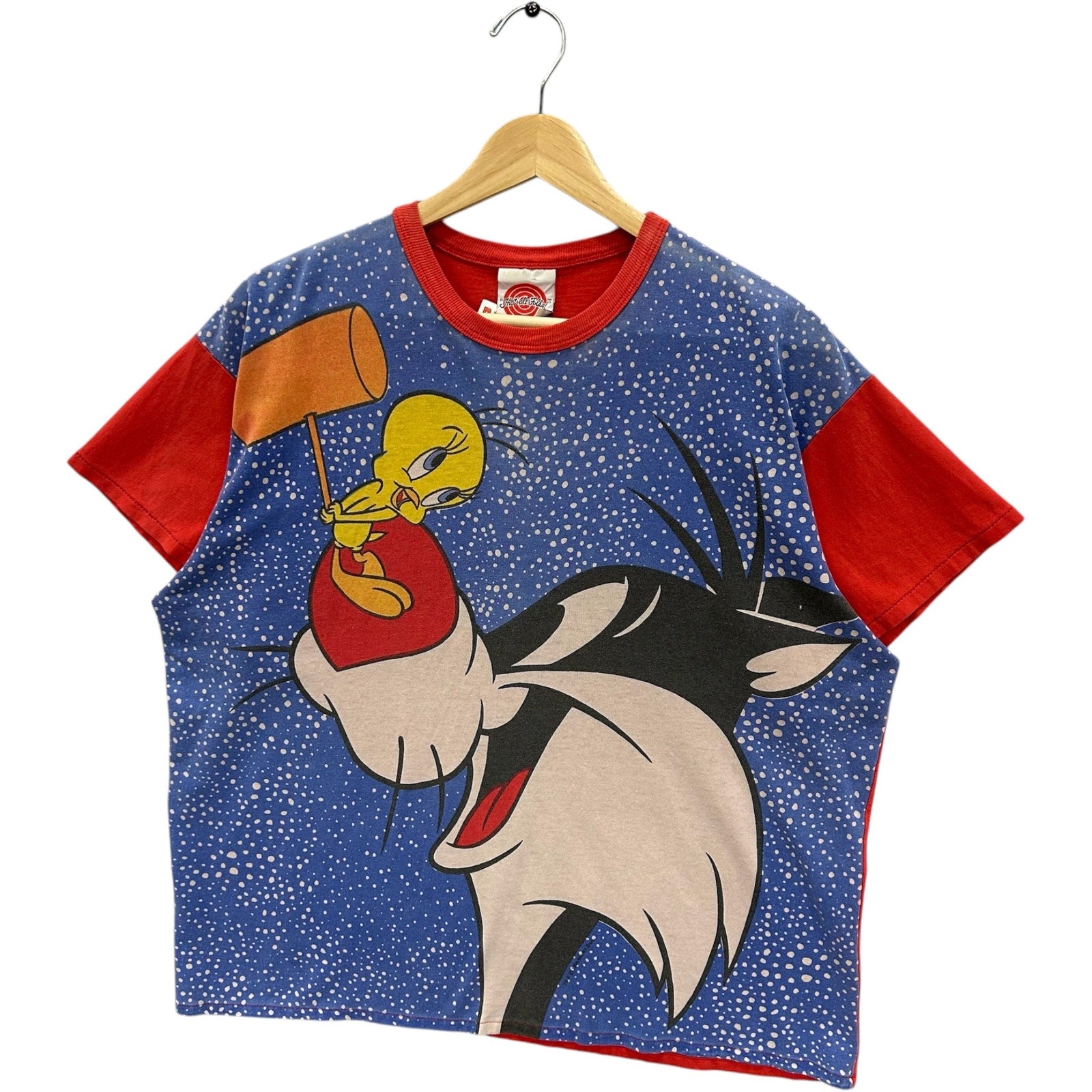 Vintage That's All Folks Looney Tunes AOP Tee