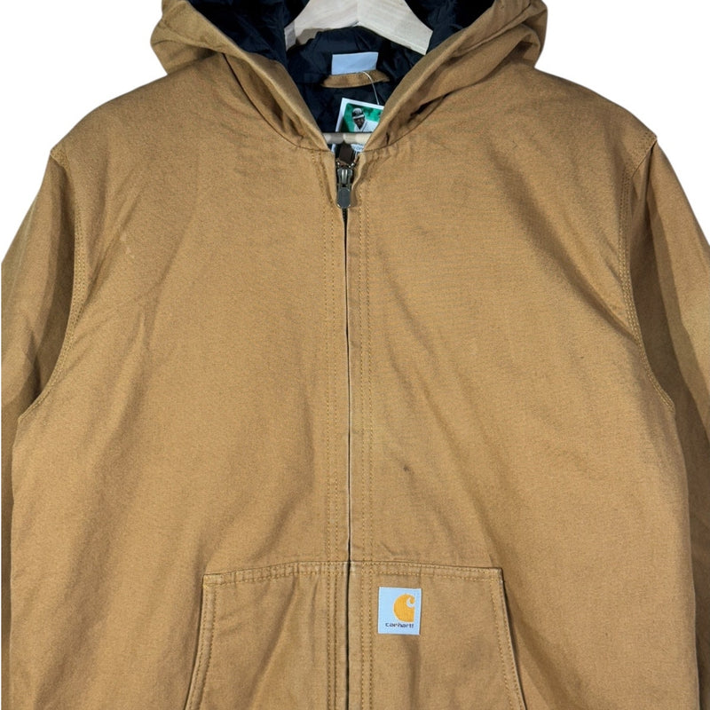 Vintage Carhartt Insulated Full Zip Canvas Hooded Jacket