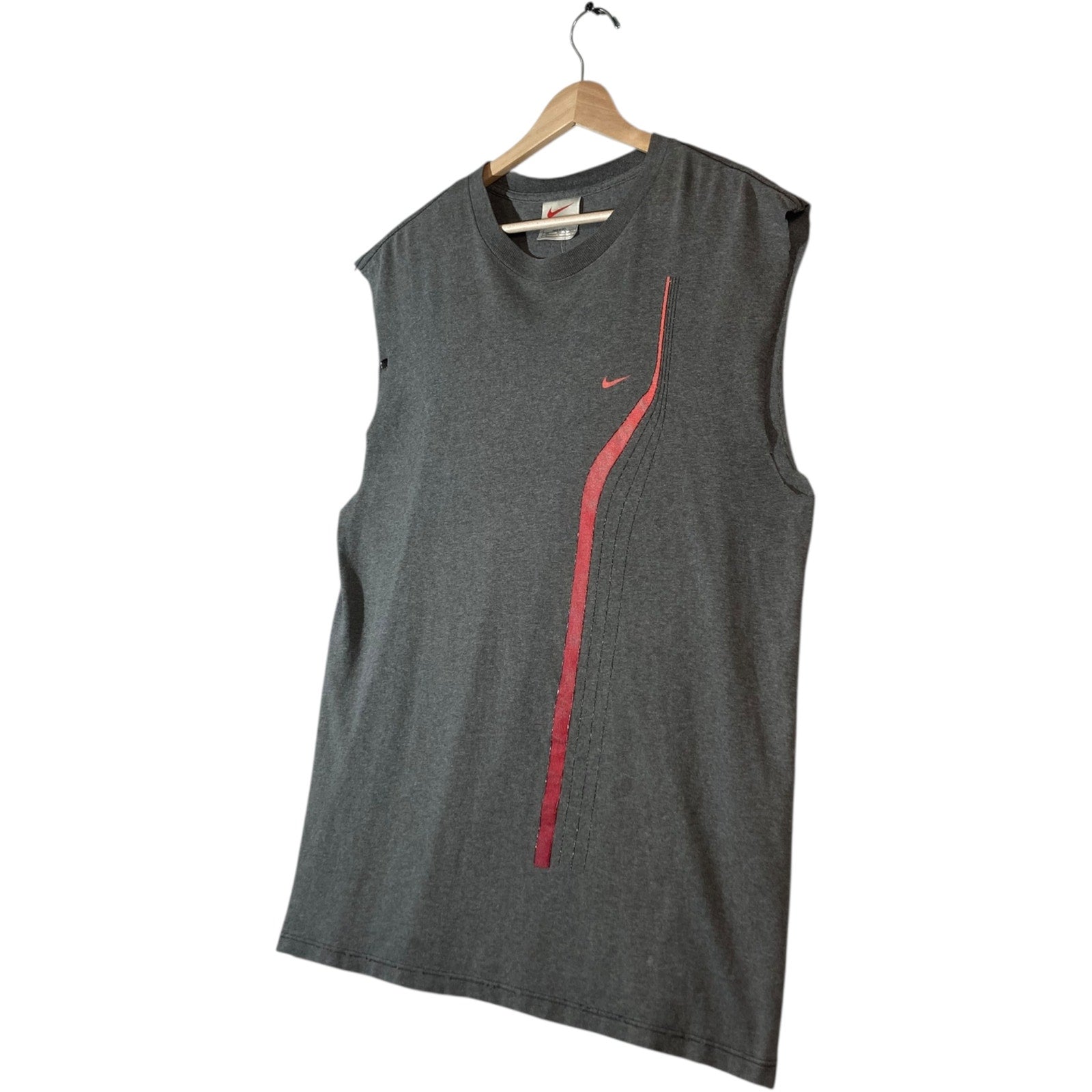 Vintage Nike Crewneck Muscle Sleeves Tank Top