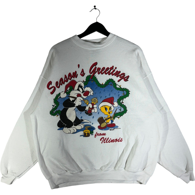 Vintage Looney Tunes Illinois Christmas Crewneck