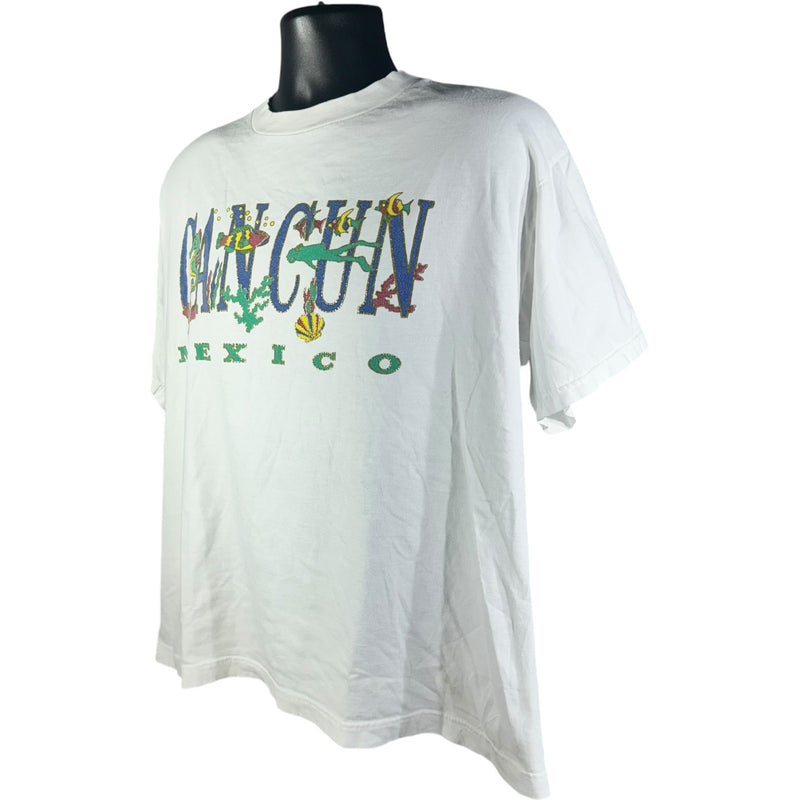 Vintage Cancun Mexico Souvenir Tee