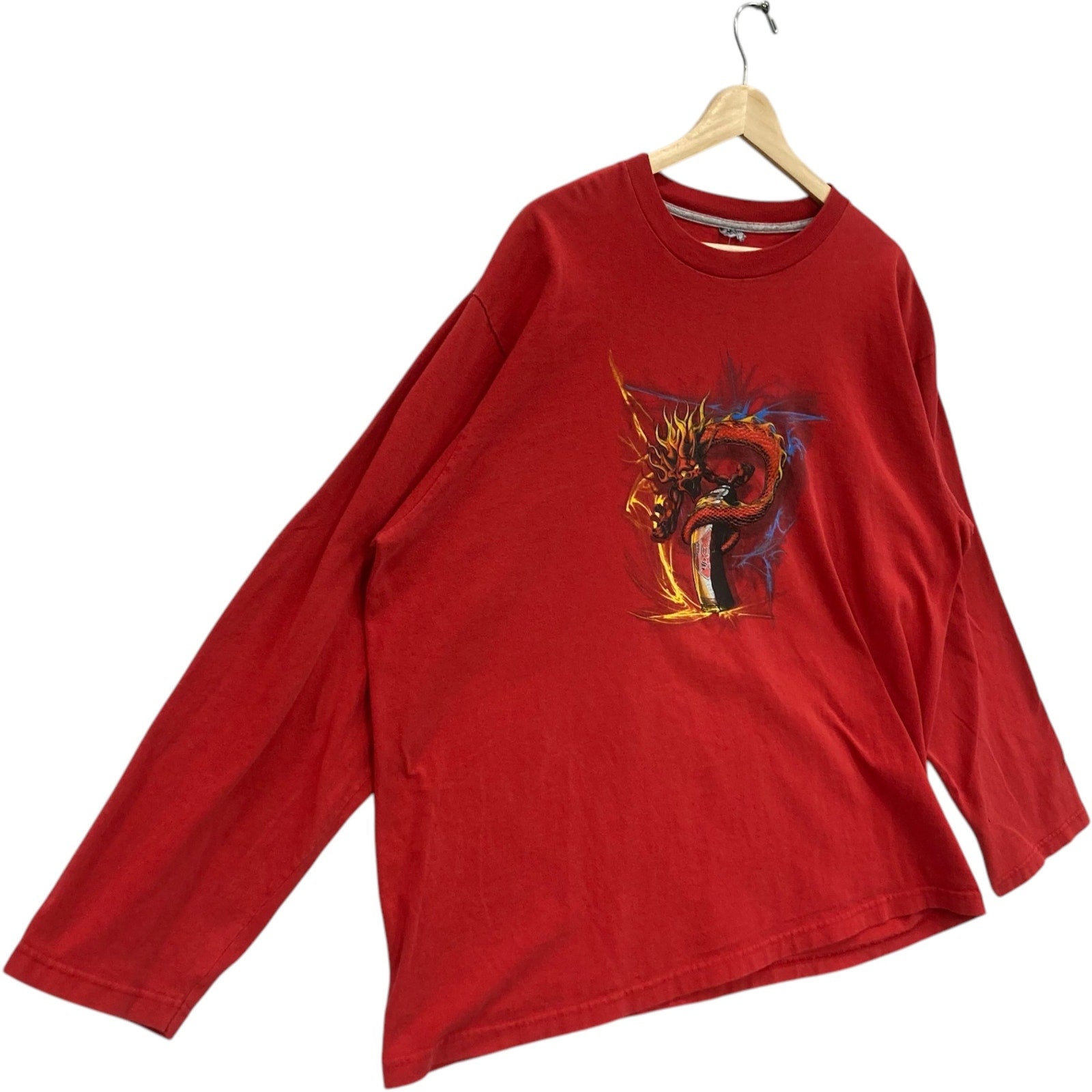 Vintage Y2K Dragon Long Sleeve Tee