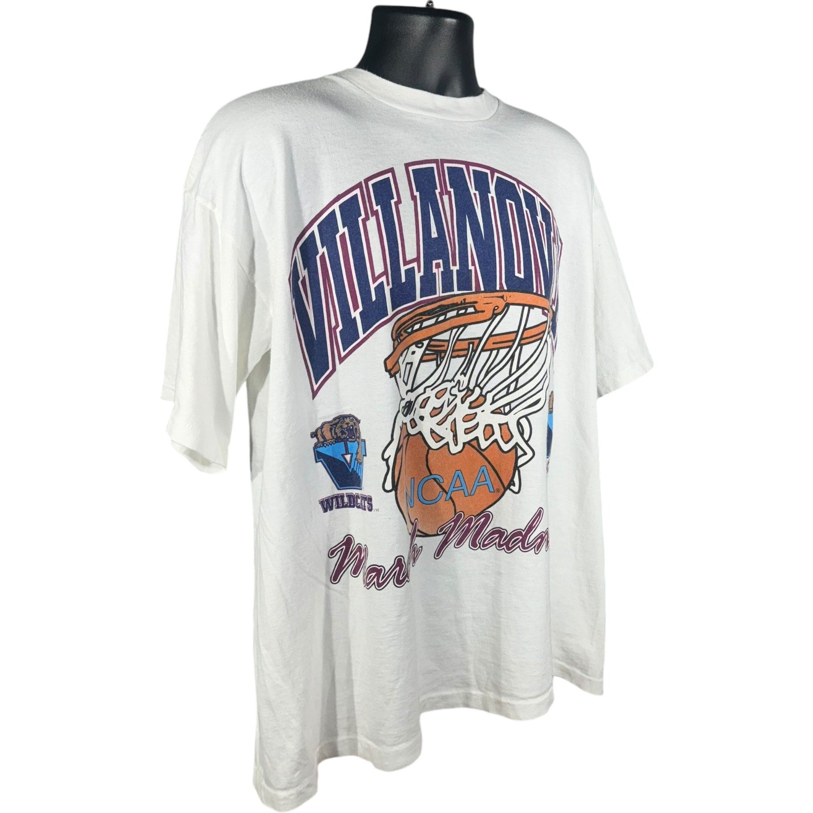 Vintage Villanova University March Madness Tee 90's