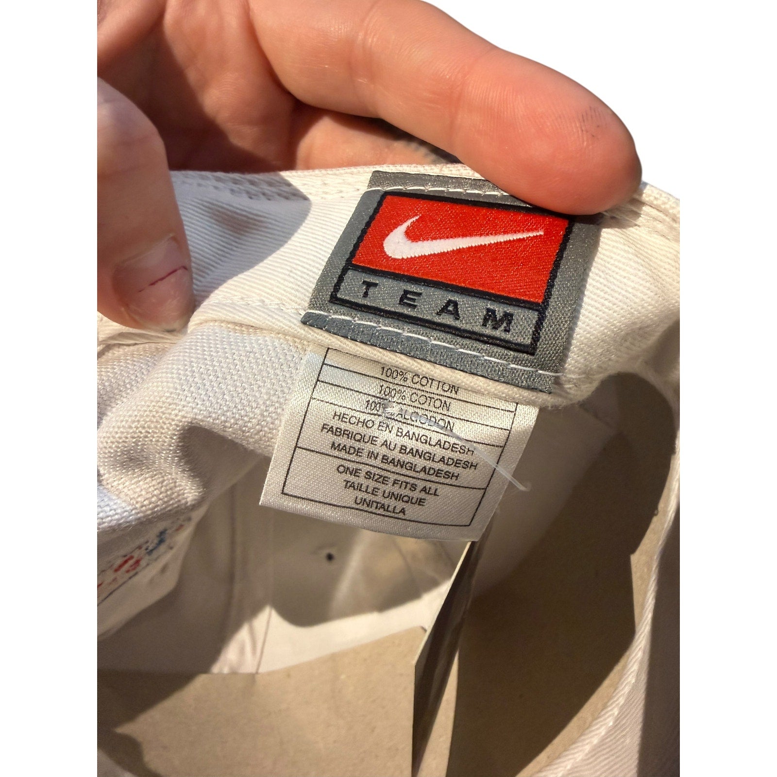 Vintage Nike NY New York Giants NFL Strapback Hat OS