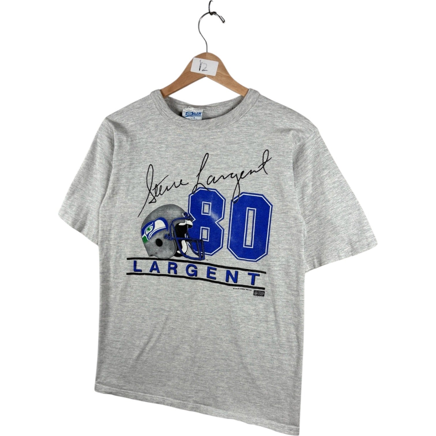 Vintage Steve Largent 80 Seattle Seahawks NFL T-Shirt