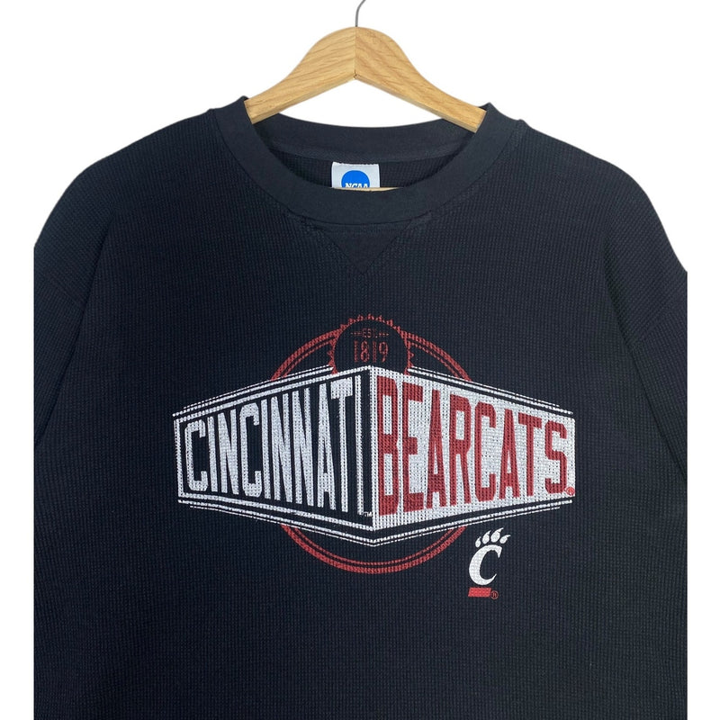 Vintage Cincinnati Bearcats NCAA Waffle Knit Crewneck