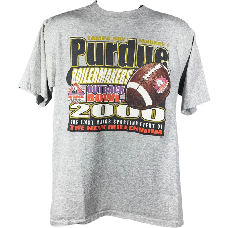 Vintage Purdue University Boilermakers Outback Bowl Tee 2000