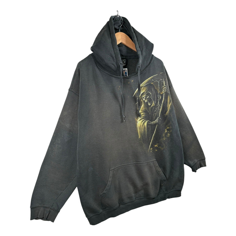 Vintage DOM Grim Reaper Graphic Hoodie