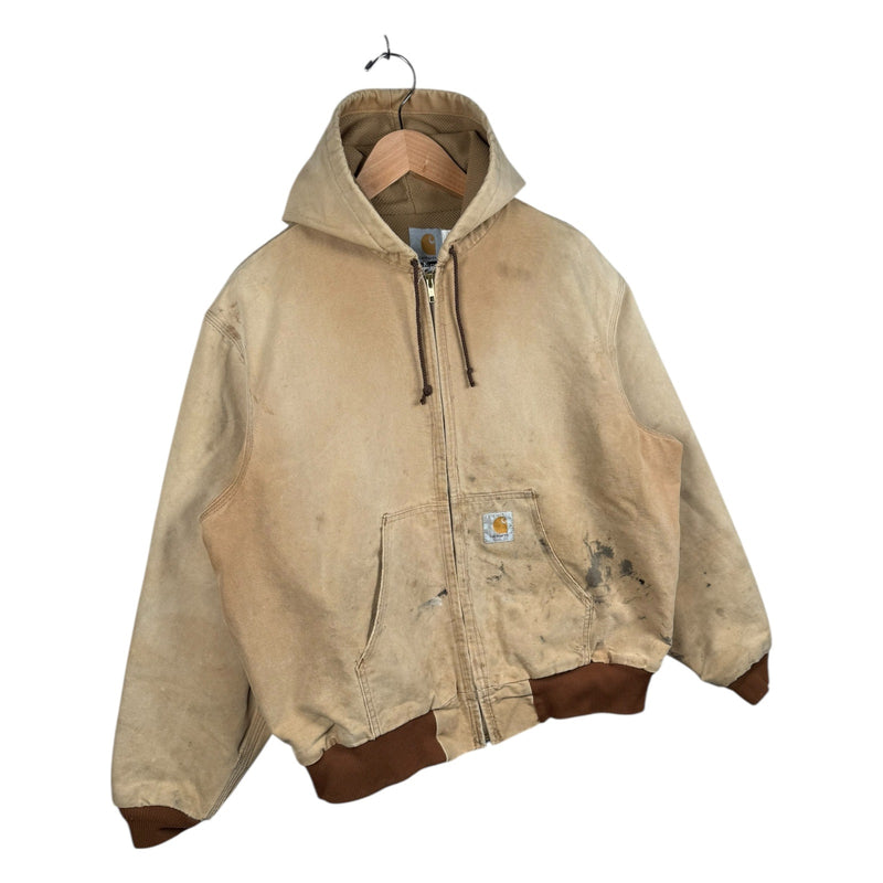 Vintage Carhartt Thermal Lined Full Zip Hoodie