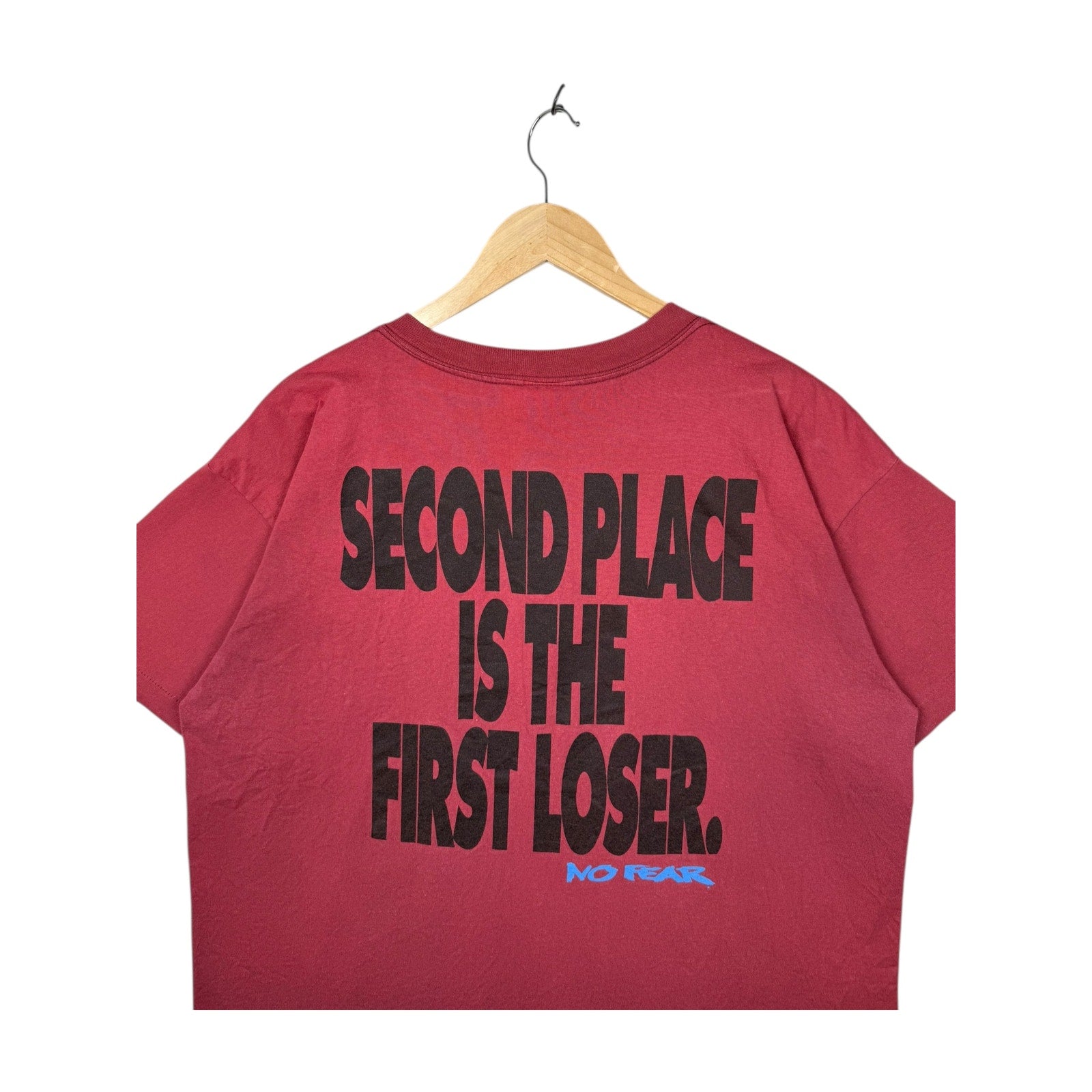 Vintage No Fear Second Place Is the First Loser T-Shirt