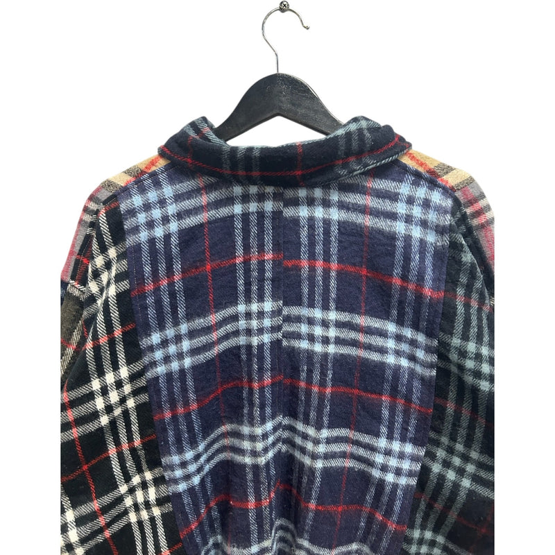 Vintage Bootleg Burberry Patchwork Full Zip Light Jacket