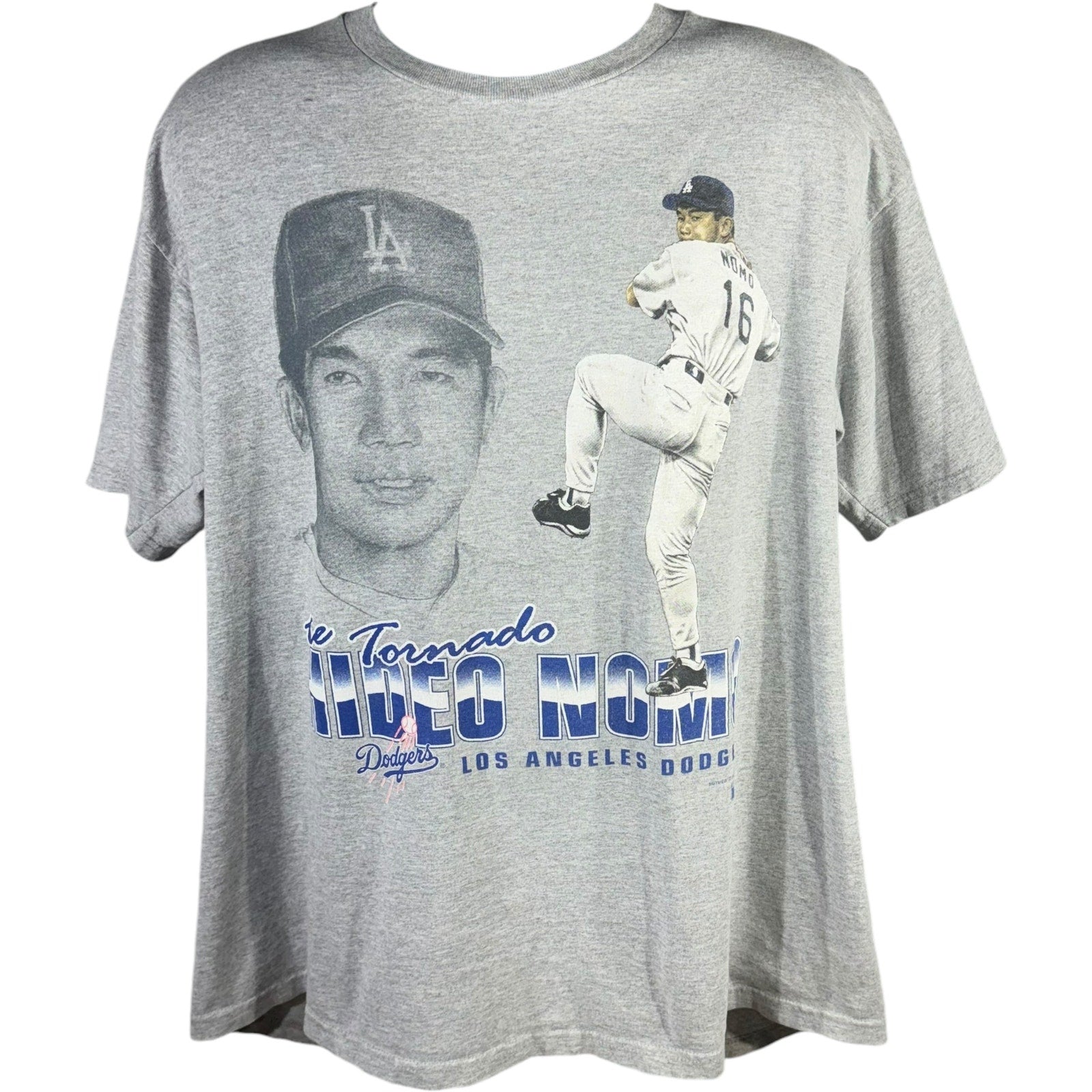 Vintage Los Angeles Dodgers Hideo Nomo "The Tornado" Tee