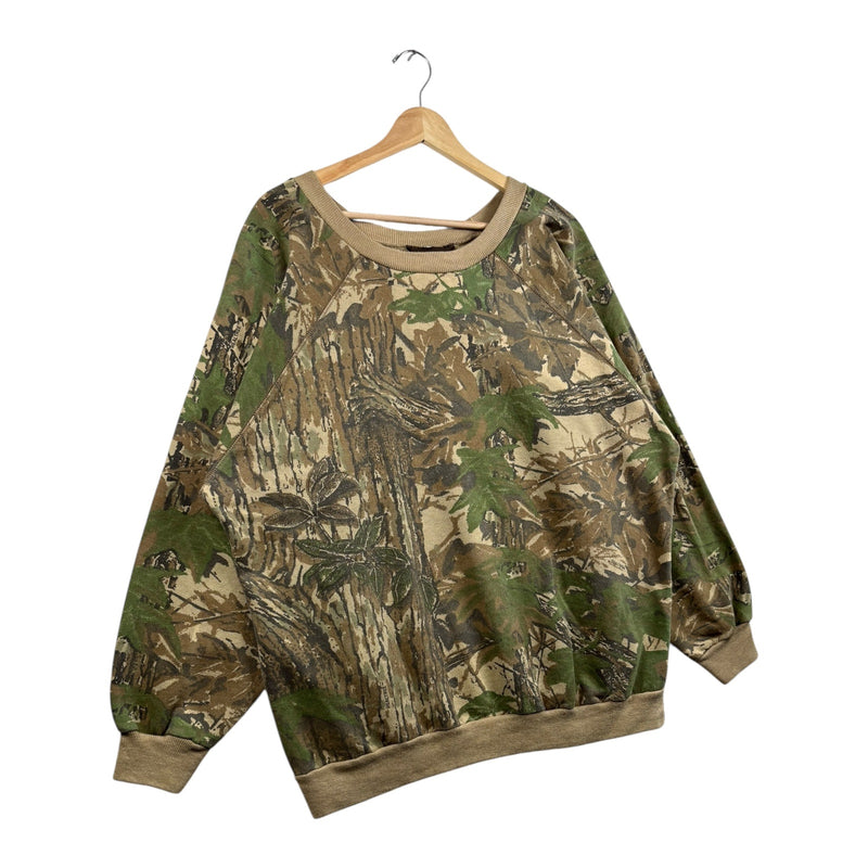 Vintage Liberty Real Tree Camouflage AOP Crewneck