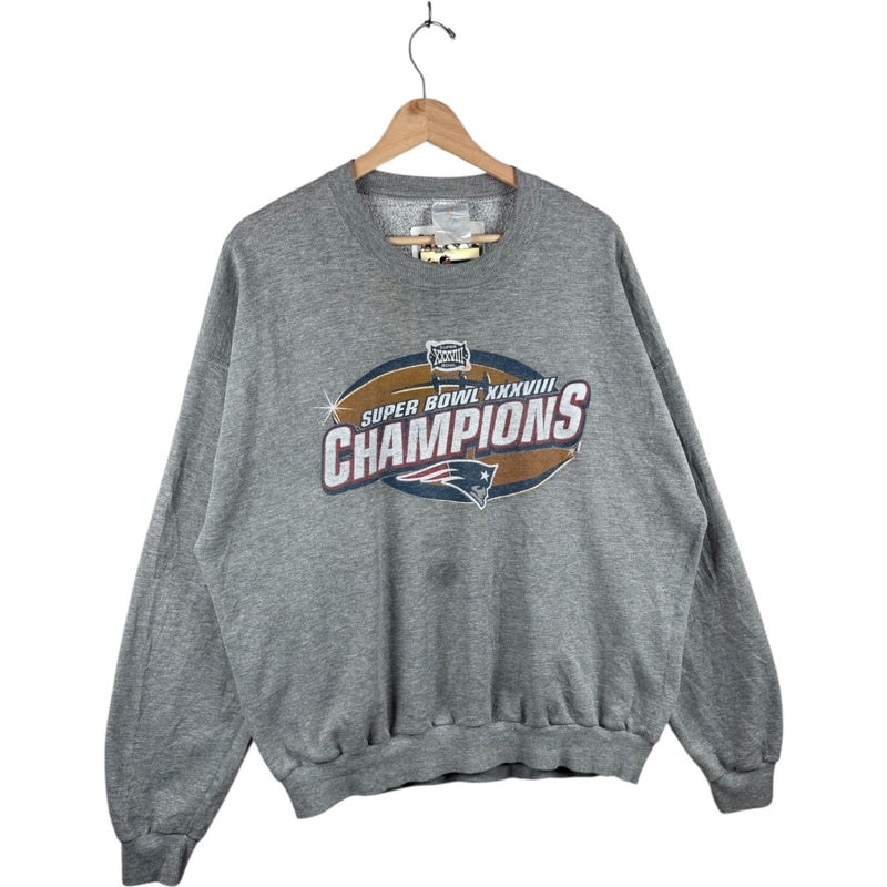 Vintage New England Patriots Super Bowl Pullover Crewneck