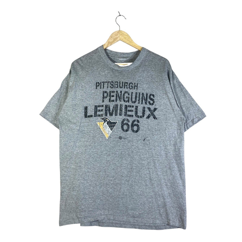 Vintage Pittsburgh Penguins #66 Mario Lemieux NHL T-Shirt