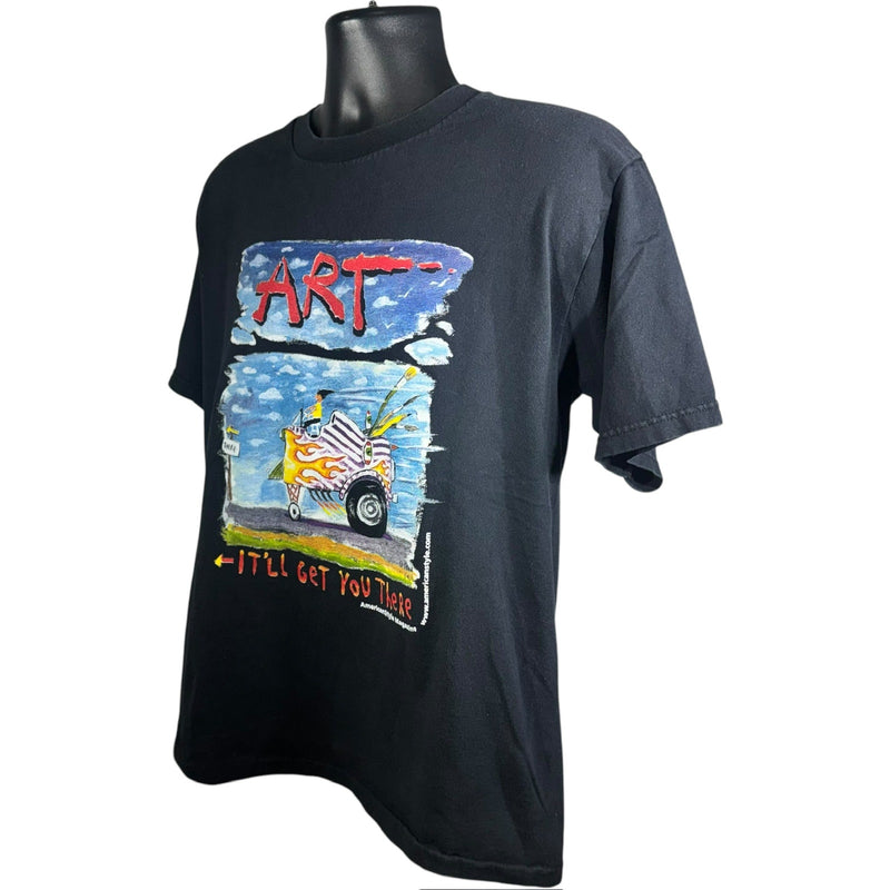 Vintage Fred Babs American Style Magazine "ART" Tee