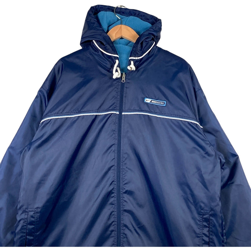 Vintage Nike Reversible Fleece Lined Hooded Jacket