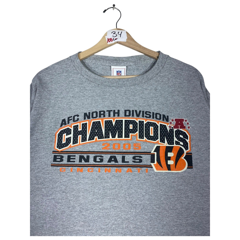 Vintage Cincinnati Bengals 2005 AFC Champions Long Sleeve T-Shirt