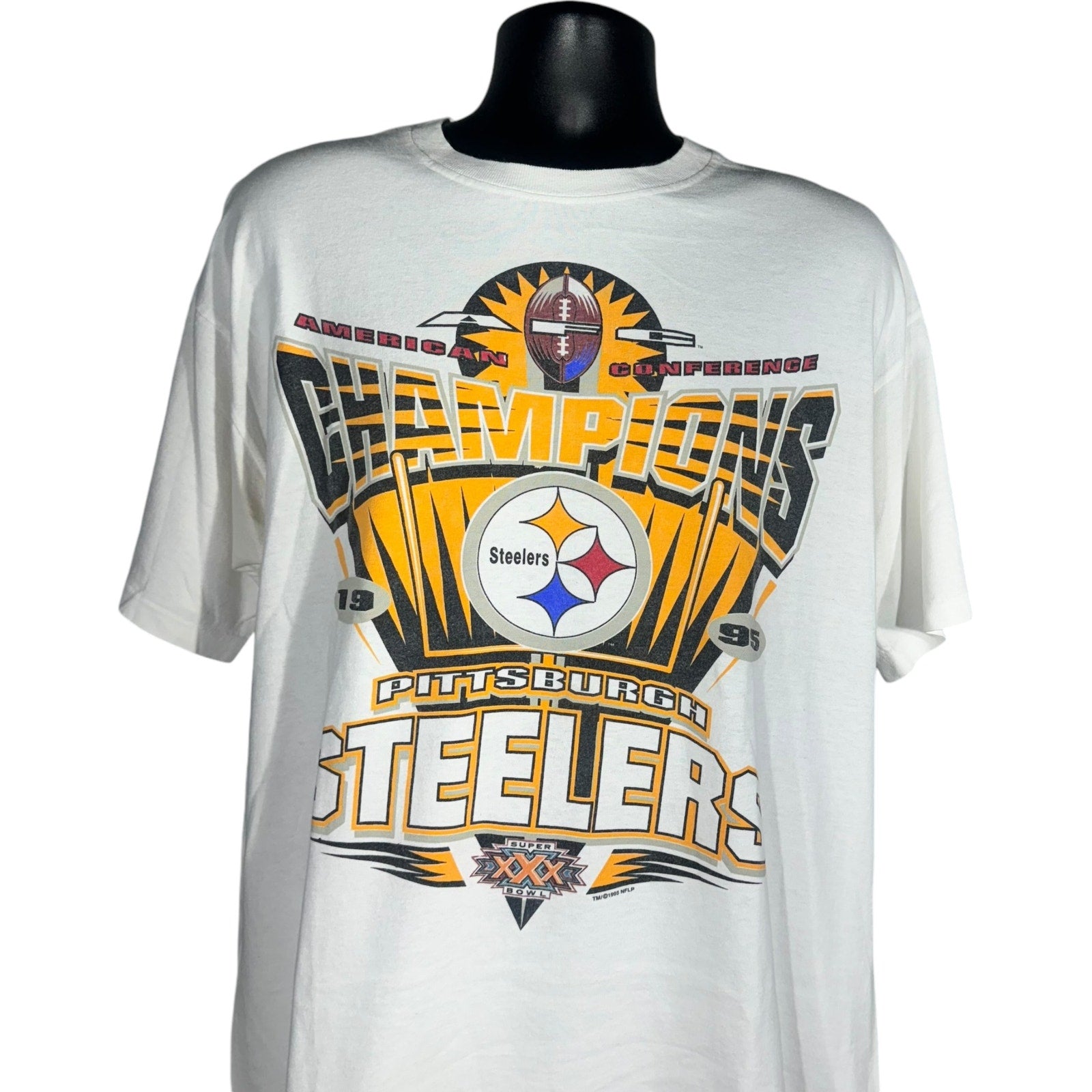 Vintage Pittsburgh Steelers Champions Tee 1995