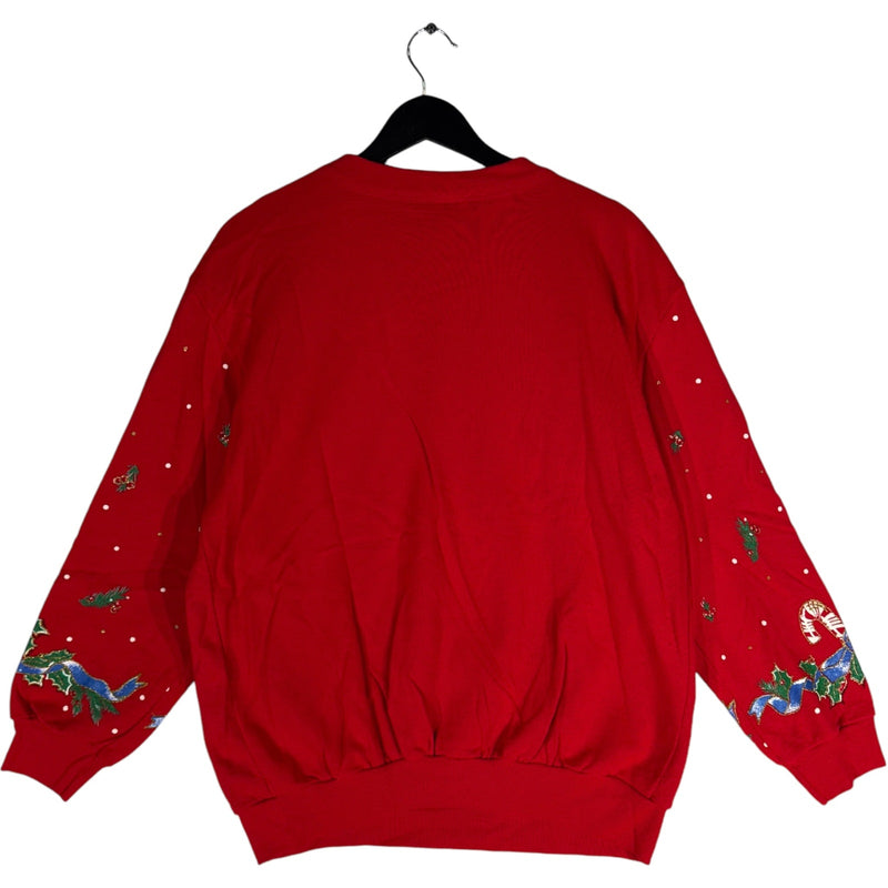 Vintage Christmas Bear Holiday Crewneck 90s