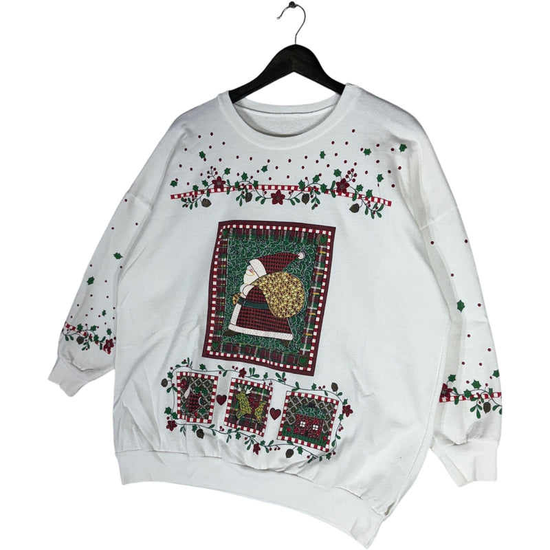 Vintage Christmas Santa Claus Crewneck