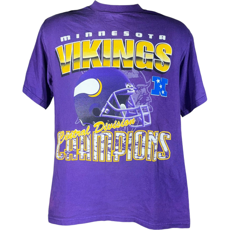 Vintage Minnesota Vikings Central Divisions Champions Tee